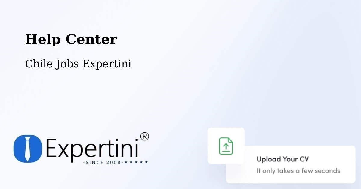 Help Center – Olivar - Chile Jobs Expertini